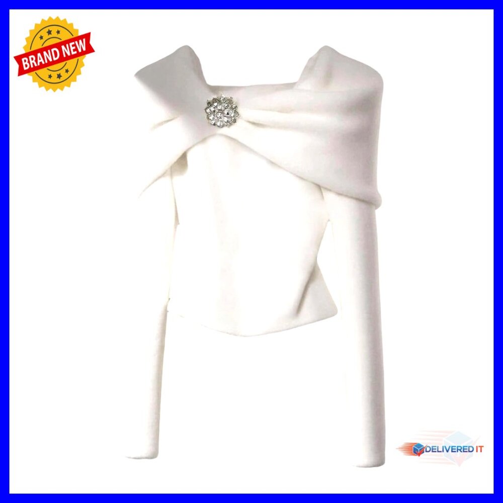 Slim Fit Long Sleeve Pullover Sweater With Rhinestone Decor